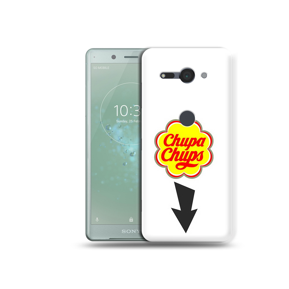 

Чехол MyPads Tocco для Sony Xperia XZ2 Compact чупа чупс, Прозрачный, Tocco
