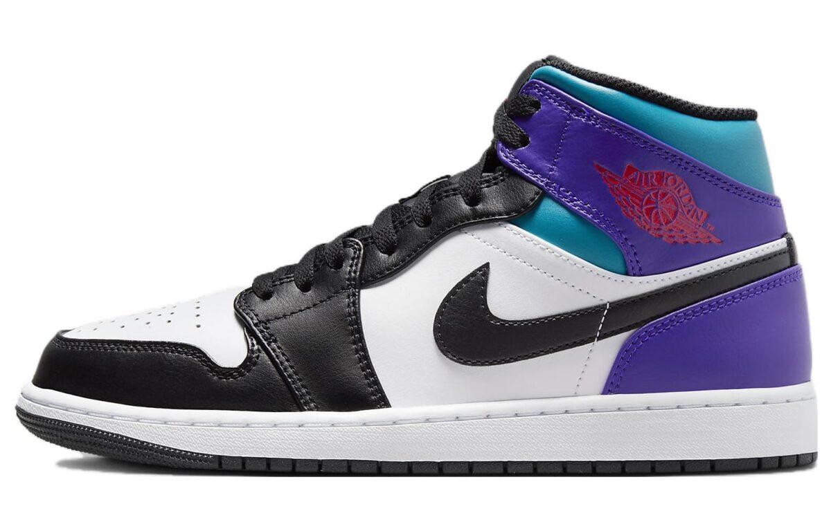 

Кеды унисекс Jordan Air Jordan 1 Mid серые 42 EU, Серый, Air Jordan 1 Mid