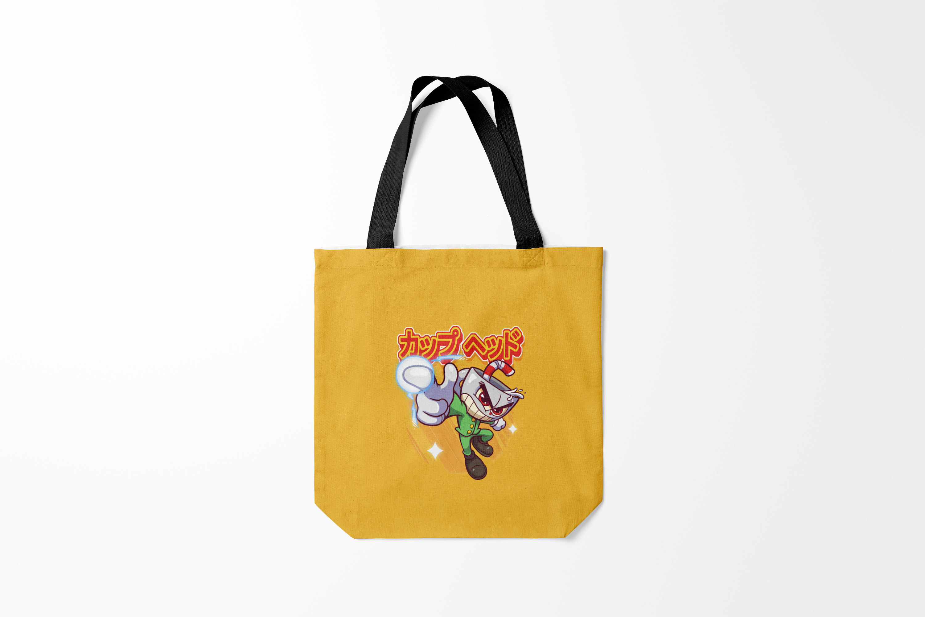 

Сумка шoппер унисекс Burnettie Cuphead Anime Cup, разноцветный, Cuphead Anime Cup
