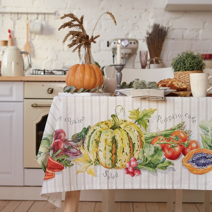 

Скатерть Этель Vegetable 220х147 см, Белый;разноцветный, Vegetable