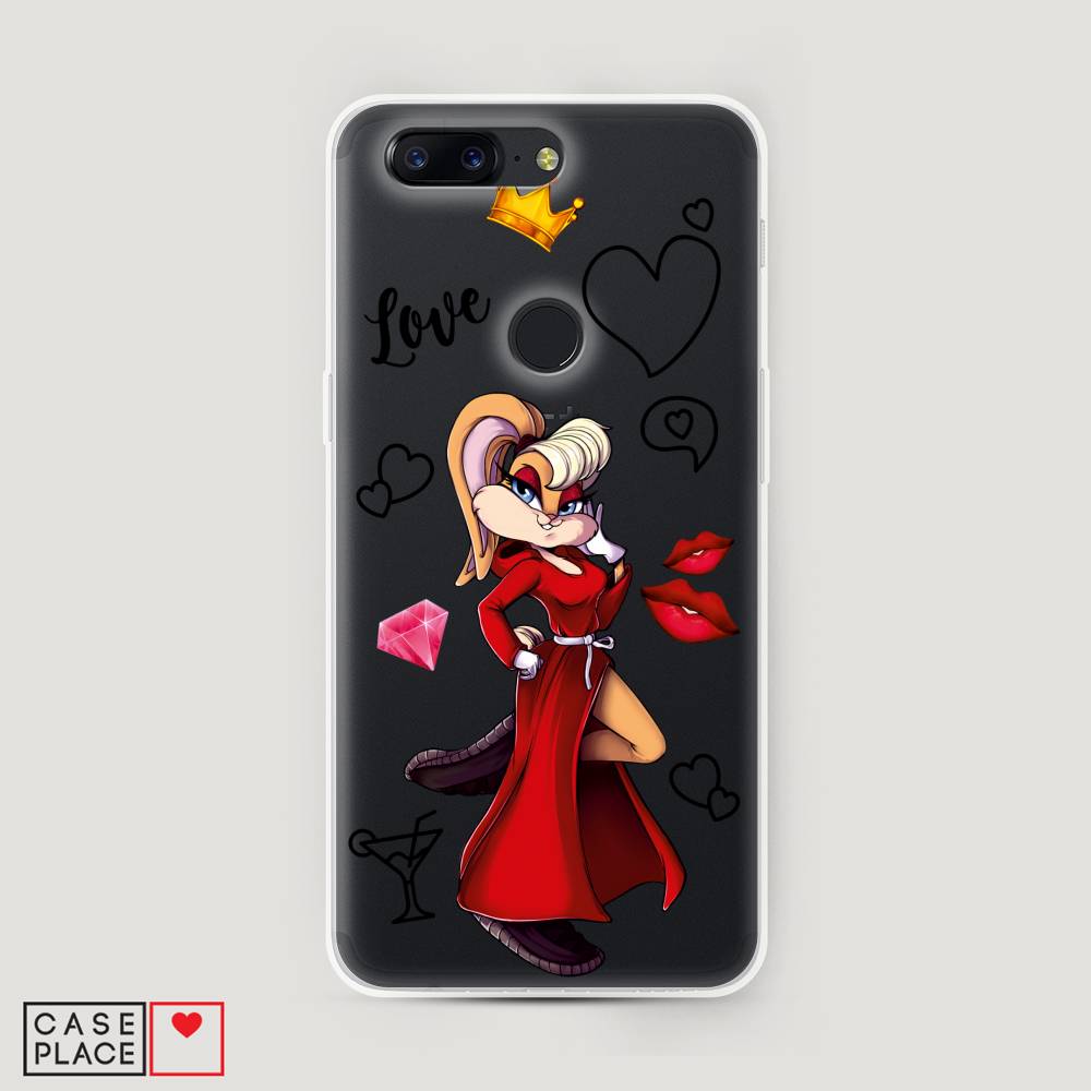 

Чехол на OnePlus 5T "Rich Lola Bunny", Красный;бежевый;оранжевый, 150350-6
