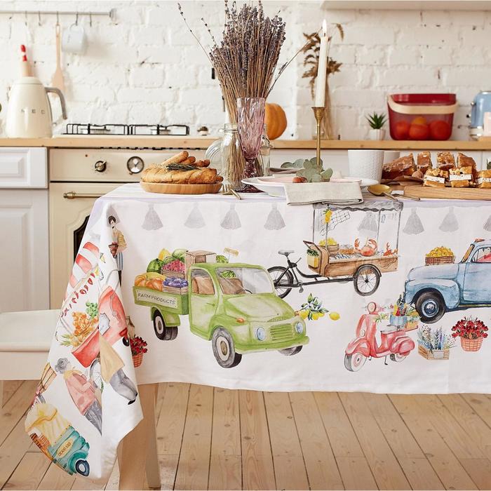 

Скатерть Этель Food market 220х147 см,, Food market