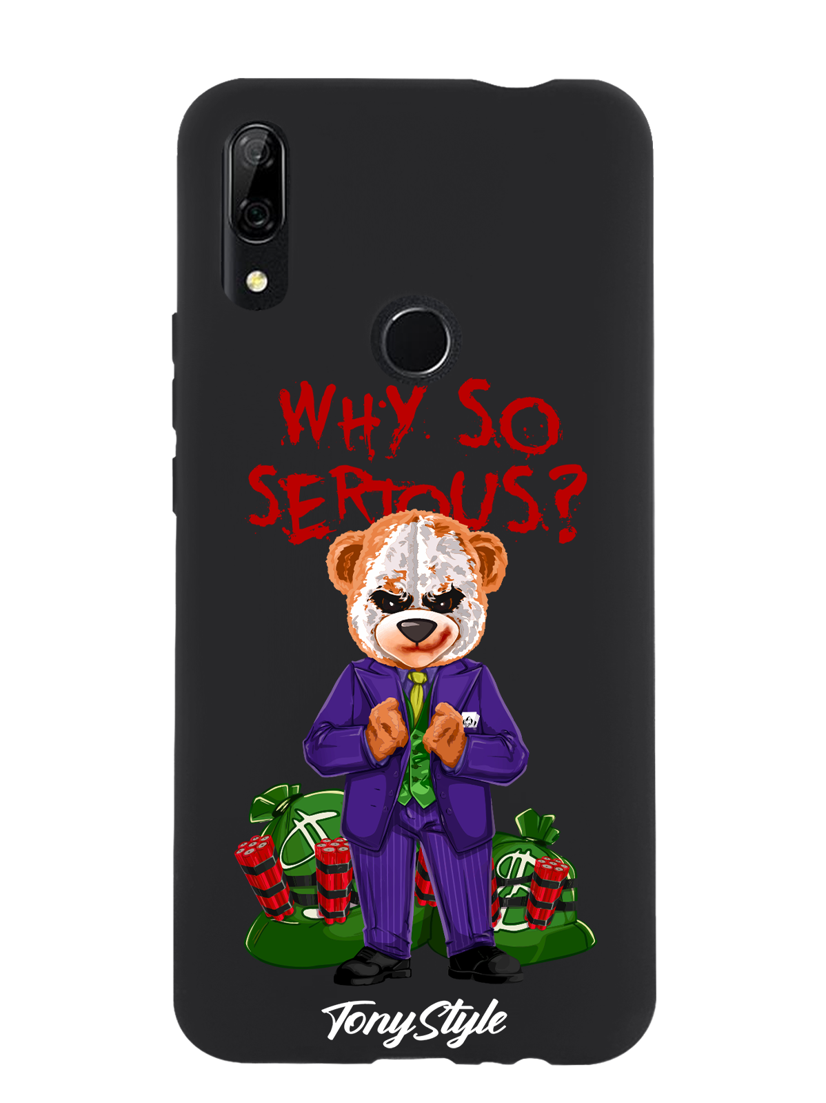 

Чехол Tony Style Huawei P Smart Z Tony Style Джокер Joker Why so serious, Huawei P Smart Z Tony Style Джокер Joker Why so serious