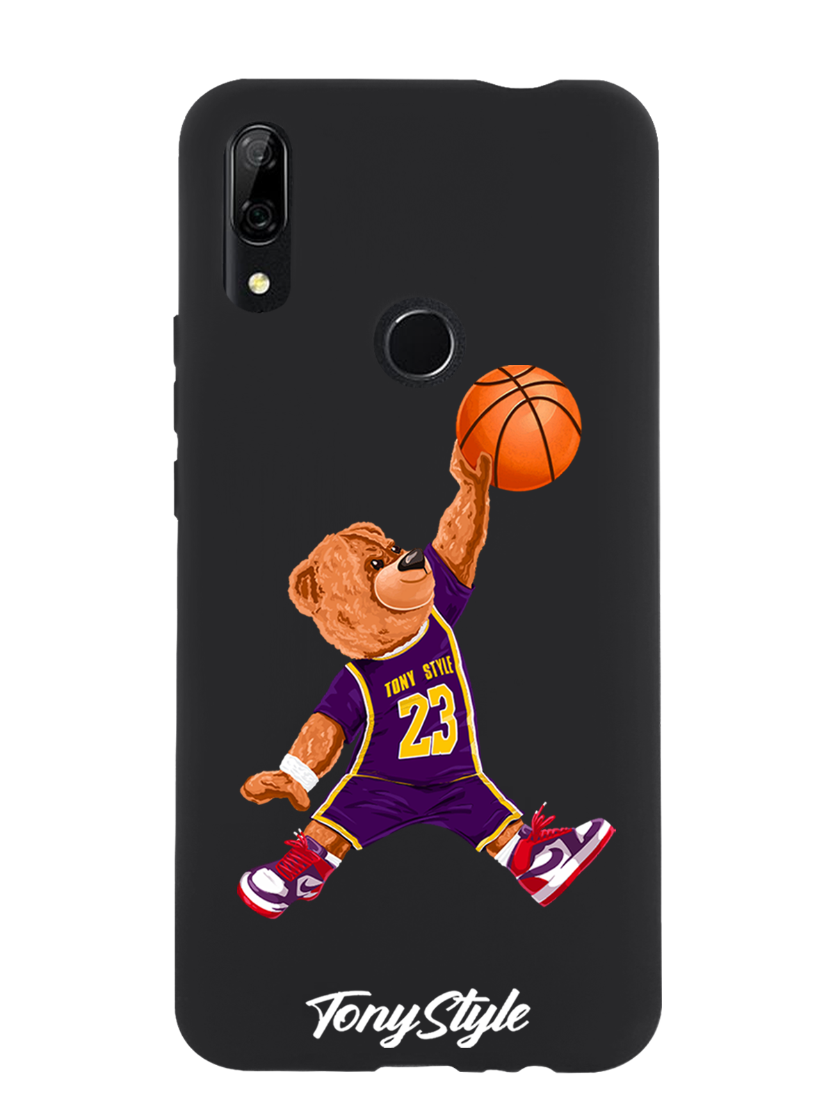 

Чехол Tony Style Huawei P Smart Z Tony Style баскетболист с мячом, Фиолетовый;коричневый;желтый;оранжевый, Huawei P Smart Z Tony Style Джордан Jordan