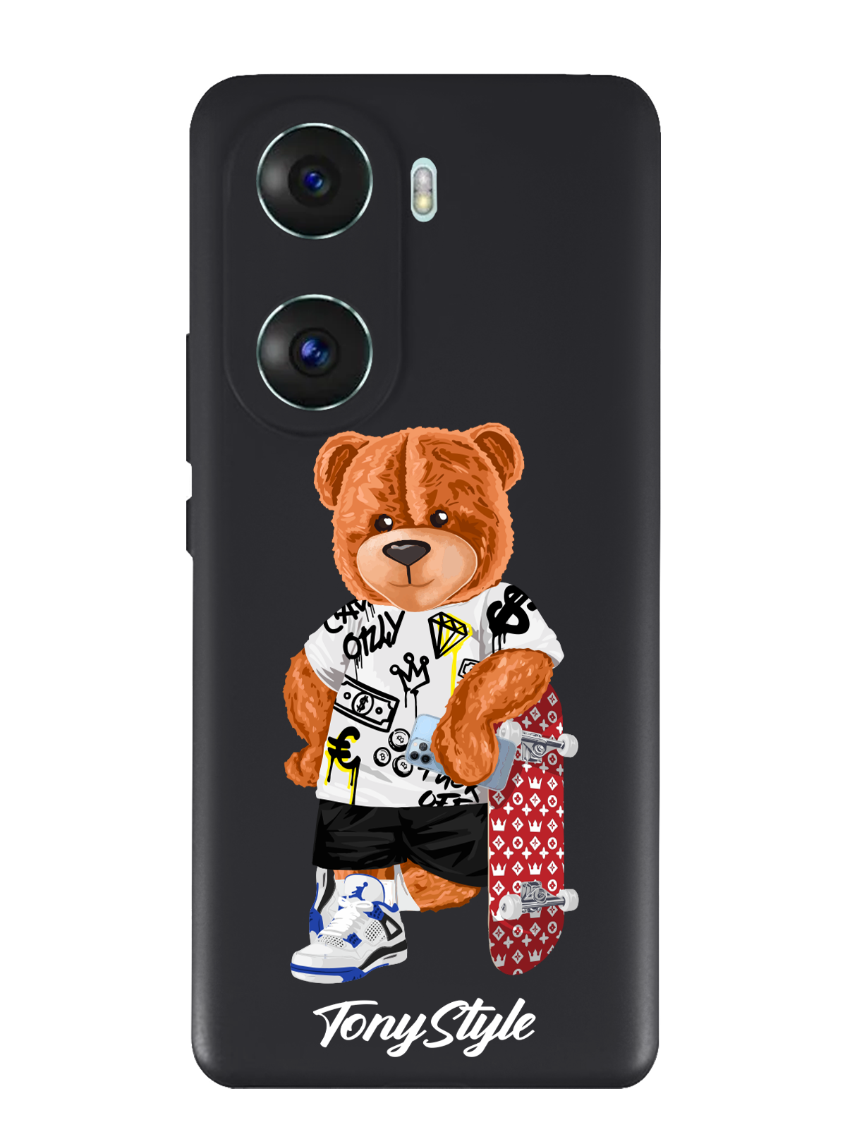 

Чехол Tony Style Honor 60 Tony Style со скейтом, Коричневый;черный;красный, Honor 60 Tony Style со скейтом