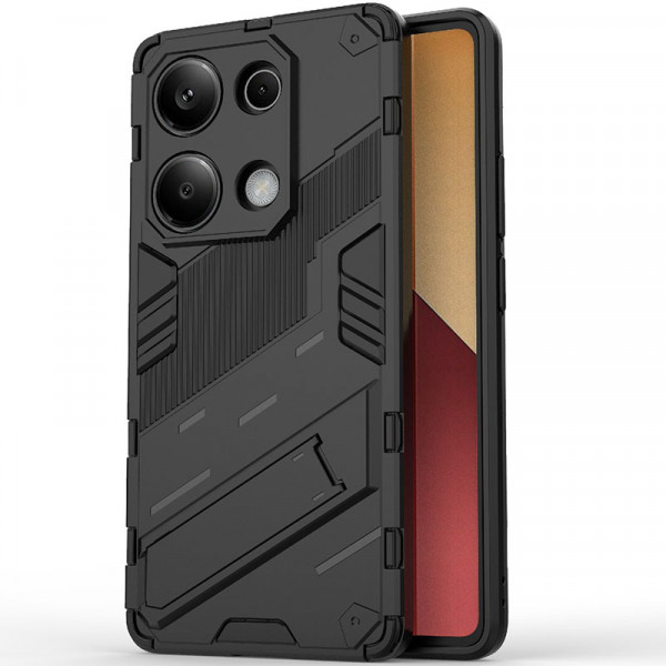 

Чехол RosCase Megatron для Xiaomi Redmi Note 13 Pro 4G, Poco M6 Pro 4G, Черный