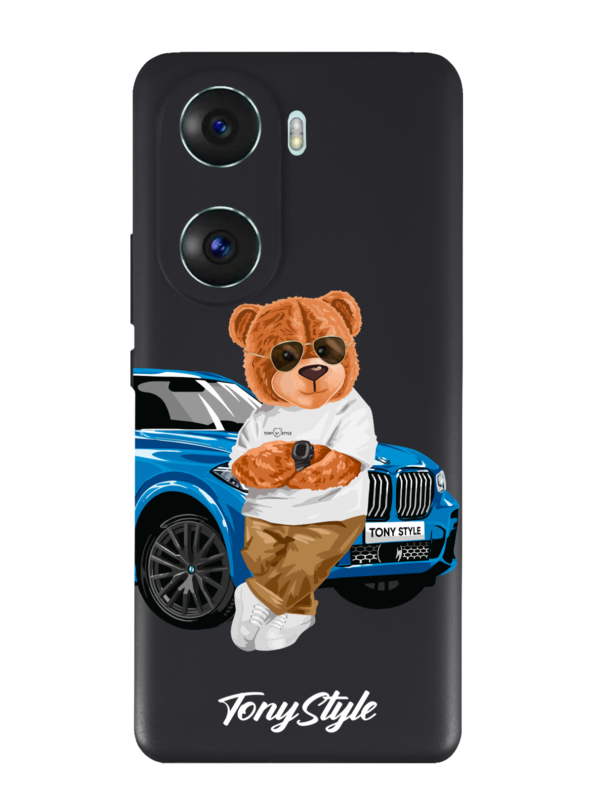 

Чехол Tony Style Honor 60 Tony Style с машиной, Голубой;коричневый;белый, Honor 60 Tony Style с машиной