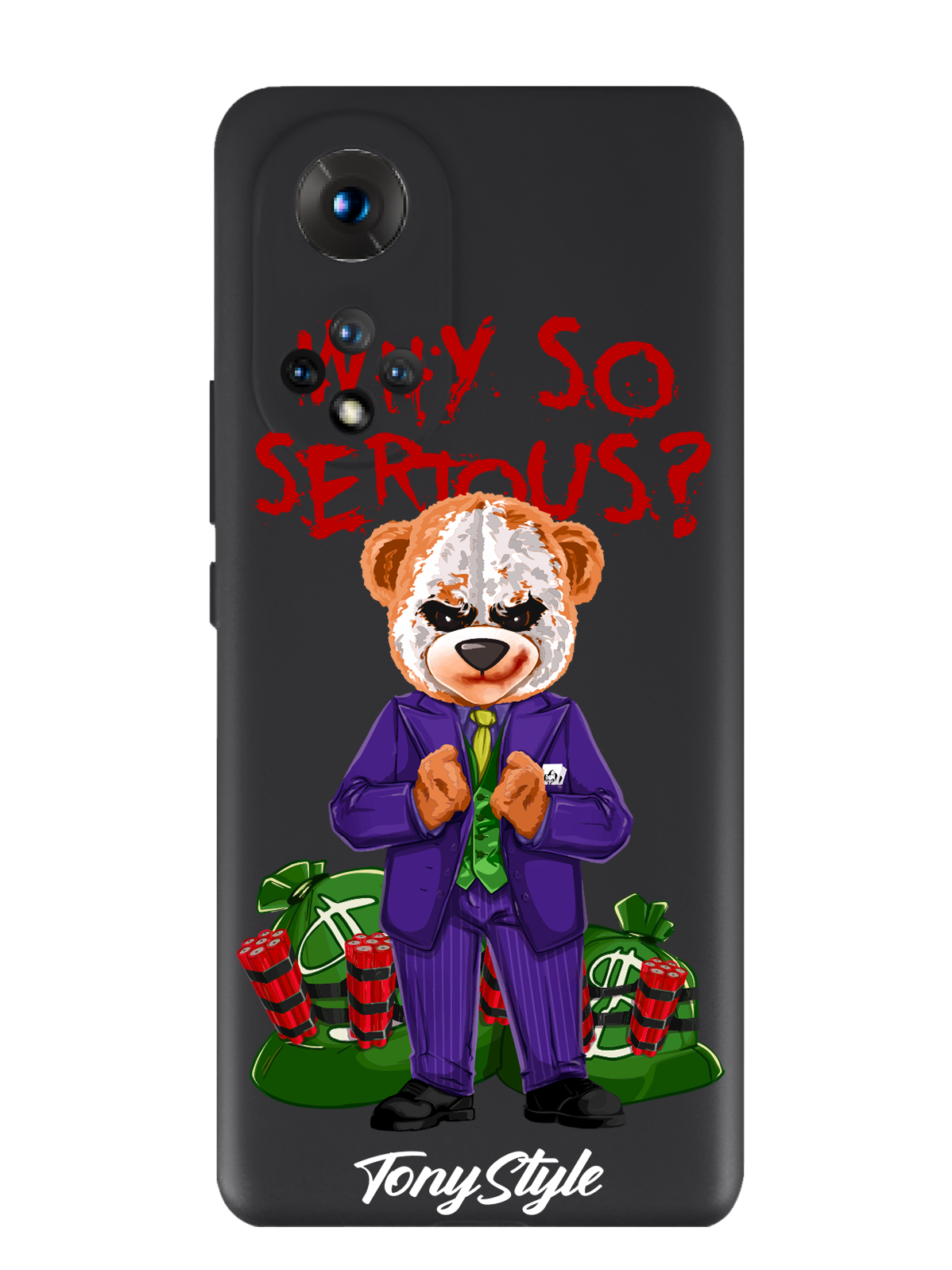 

Чехол Tony Style Honor 50 Tony Style Джокер Joker Why so serious, Honor 50 Tony Style Джокер Joker Why so serious