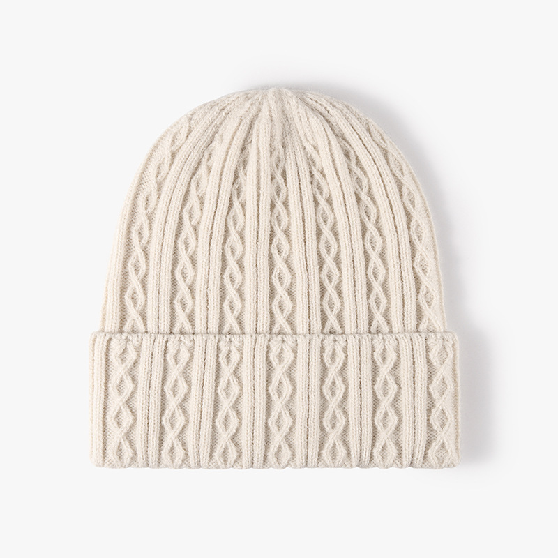 

Шапка женская WASABI TREND WH-00025 кремовая, р.54-60, Белый, WH-00025