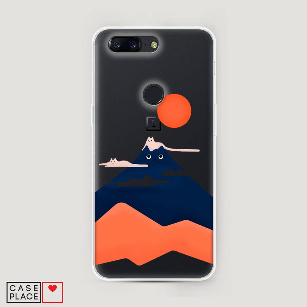 

Чехол на OnePlus 5T "Кот-гора", Черный;оранжевый, 150350-4