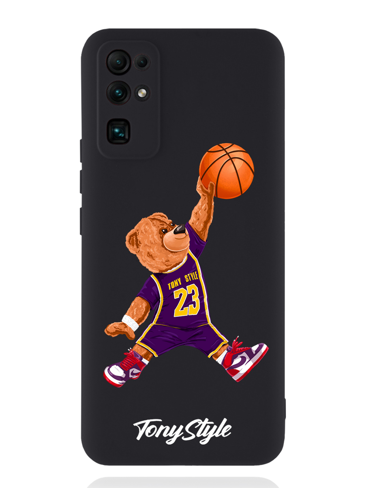 

Чехол Tony Style Honor 30 Tony Style баскетболист с мячом, Фиолетовый;коричневый;желтый;оранжевый, Honor 30 Tony Style Джордан Jordan