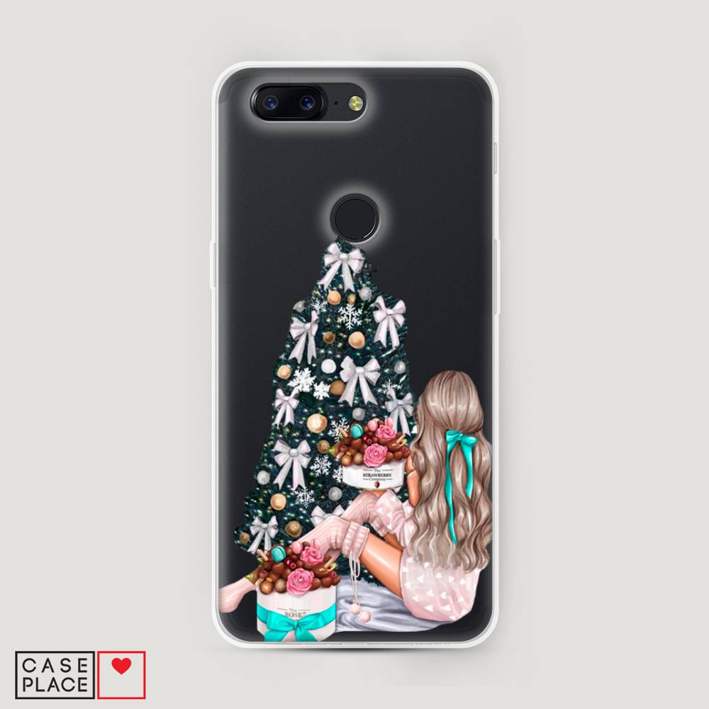 

Чехол на OnePlus 5T "New Year", Зеленый;бежевый;голубой, 150350-5