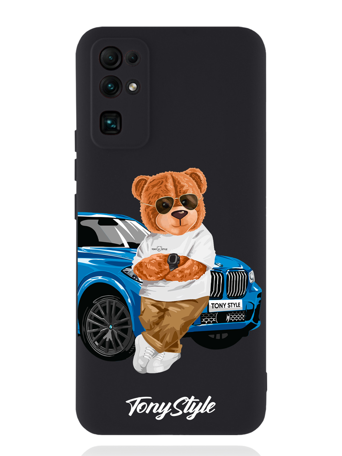 

Чехол Tony Style Honor 30 Tony Style с машиной, Голубой;коричневый;белый, Honor 30 Tony Style с машиной