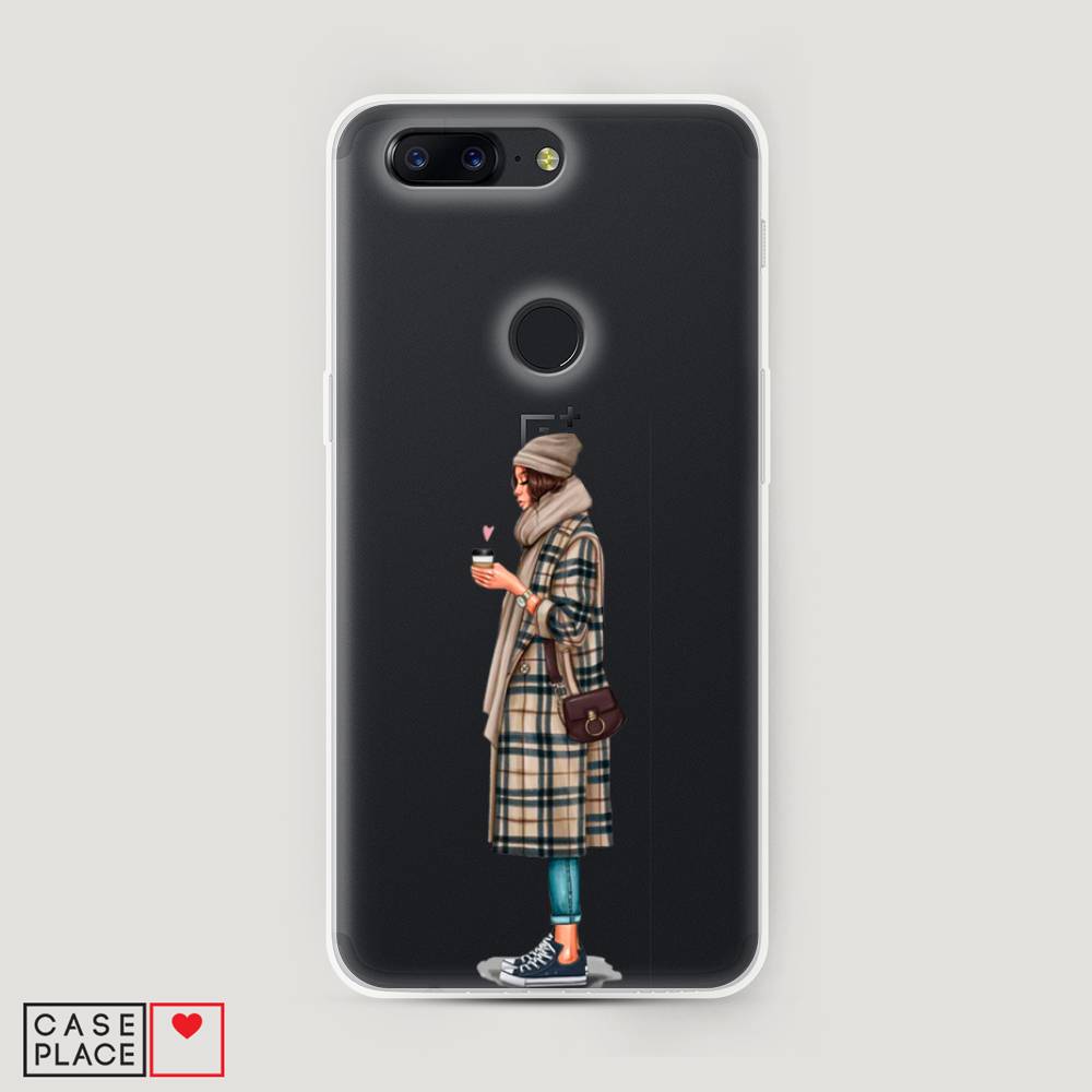

Чехол на OnePlus 5T "Утренний кофе", Коричневый;бежевый, 150350-6