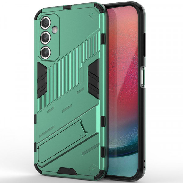 

Чехол-подставка RosCase Megatron для Samsung Galaxy A25 с защитой камеры, Зеленый
