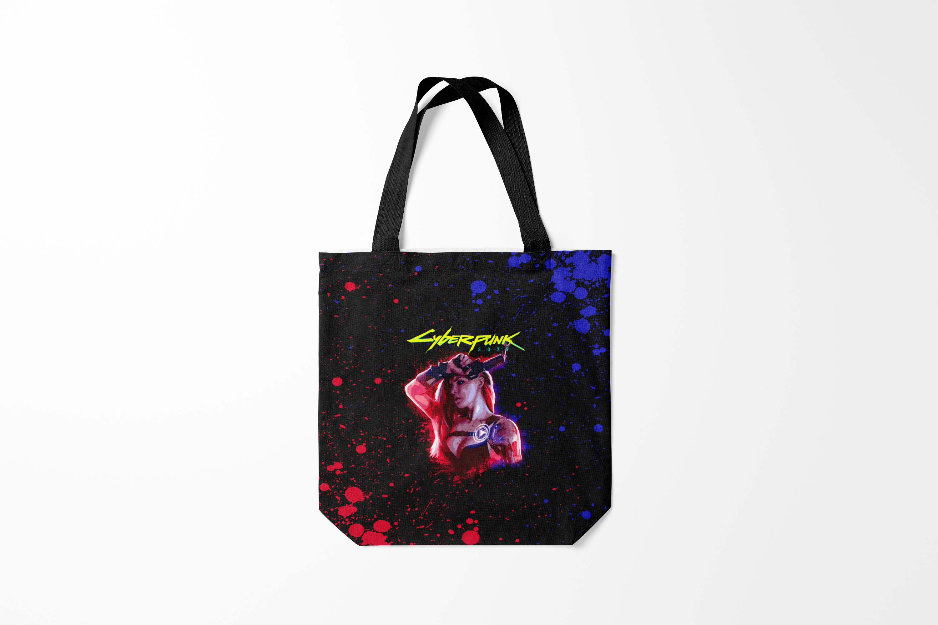 

Сумка шoппер унисекс Burnettie Cyberpunk 2077 девушка, разноцветный, Cyberpunk 2077 девушка