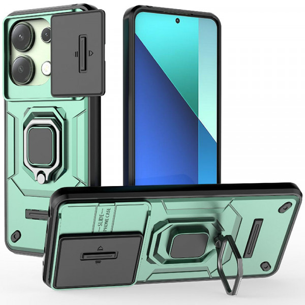 

Чехол RosCase Transformer Ring Holder для Xioami Redmi Note 13 4G, Зеленый