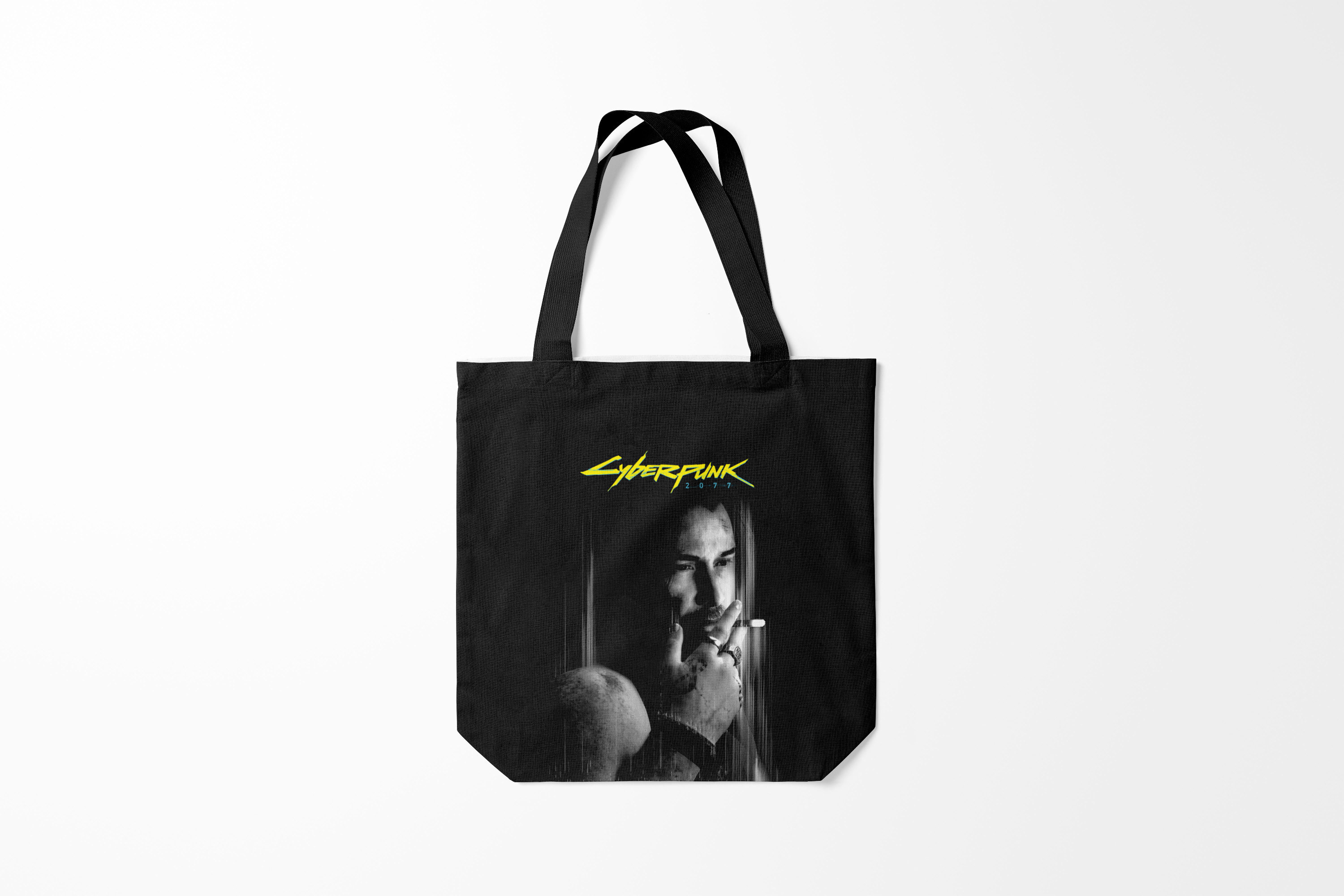 

Сумка шoппер унисекс Burnettie Cyberpunk 2077 Джонни, разноцветный, Cyberpunk 2077 Джонни