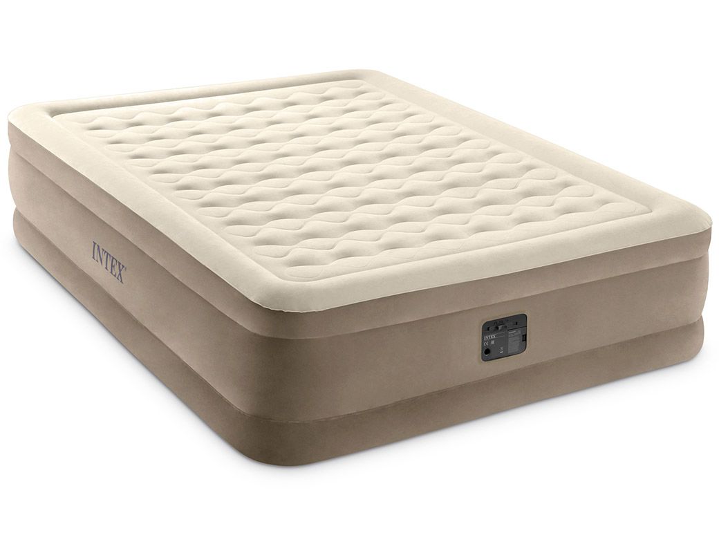 фото Кровать надувная queen ultra plush airbed 152 х 203 х 46 см, с встр насосом 64428nd intex