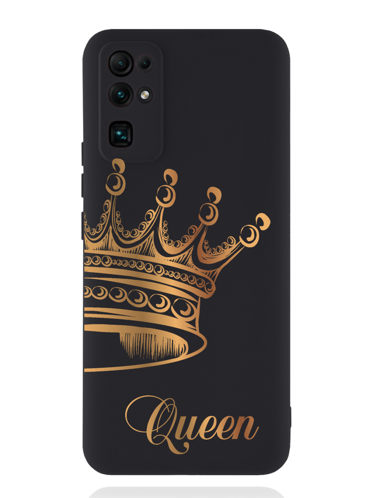 

Чехол MustHaveCase Honor 30 Парный чехол корона Queen, Черный;золотистый, Honor 30 Парный чехол корона Queen