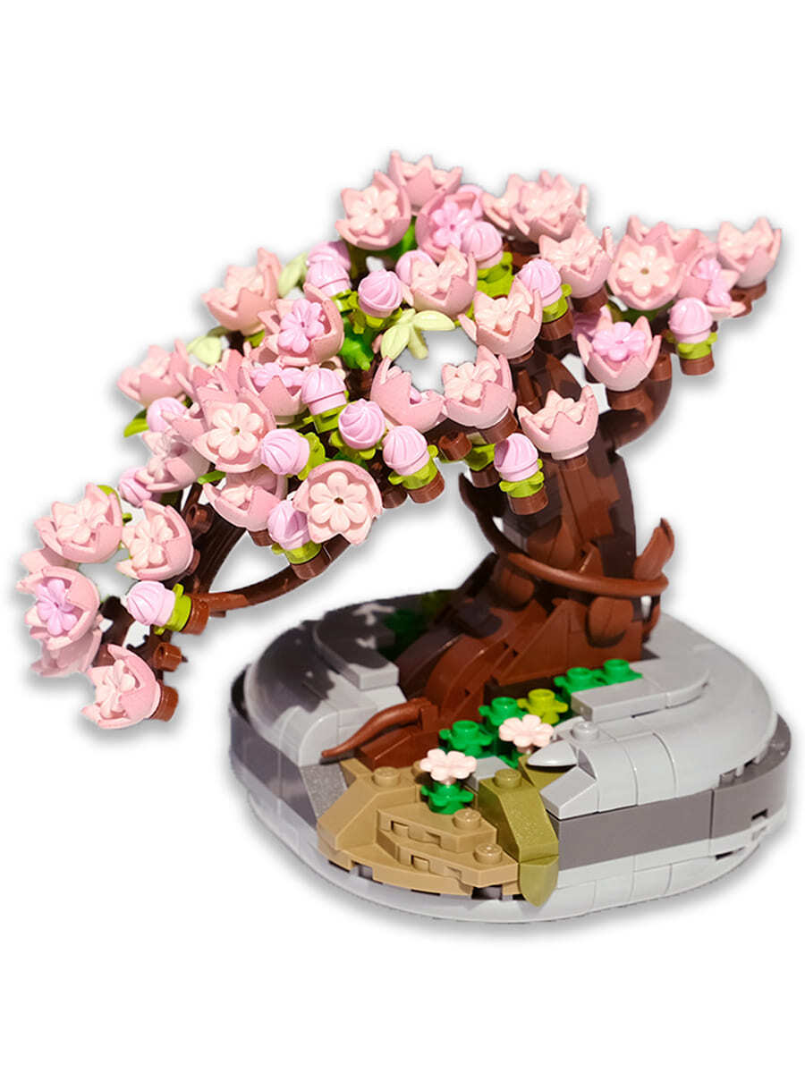 Конструктор LOZ mini Прекрасный вечный цветок для тебя - Сакура 426 дет. № 1661