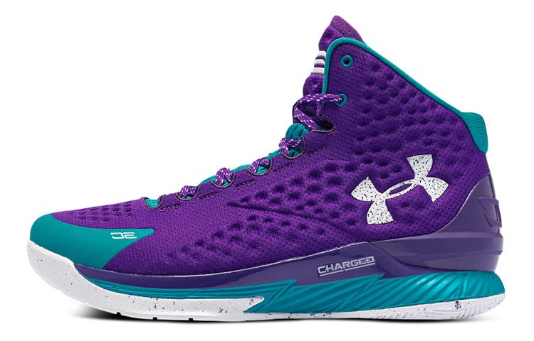 

Кроссовки унисекс Under Armour Curry 1 Father to Son TPU фиолетовые 50.5 EU, Фиолетовый, Curry 1 Father to Son TPU