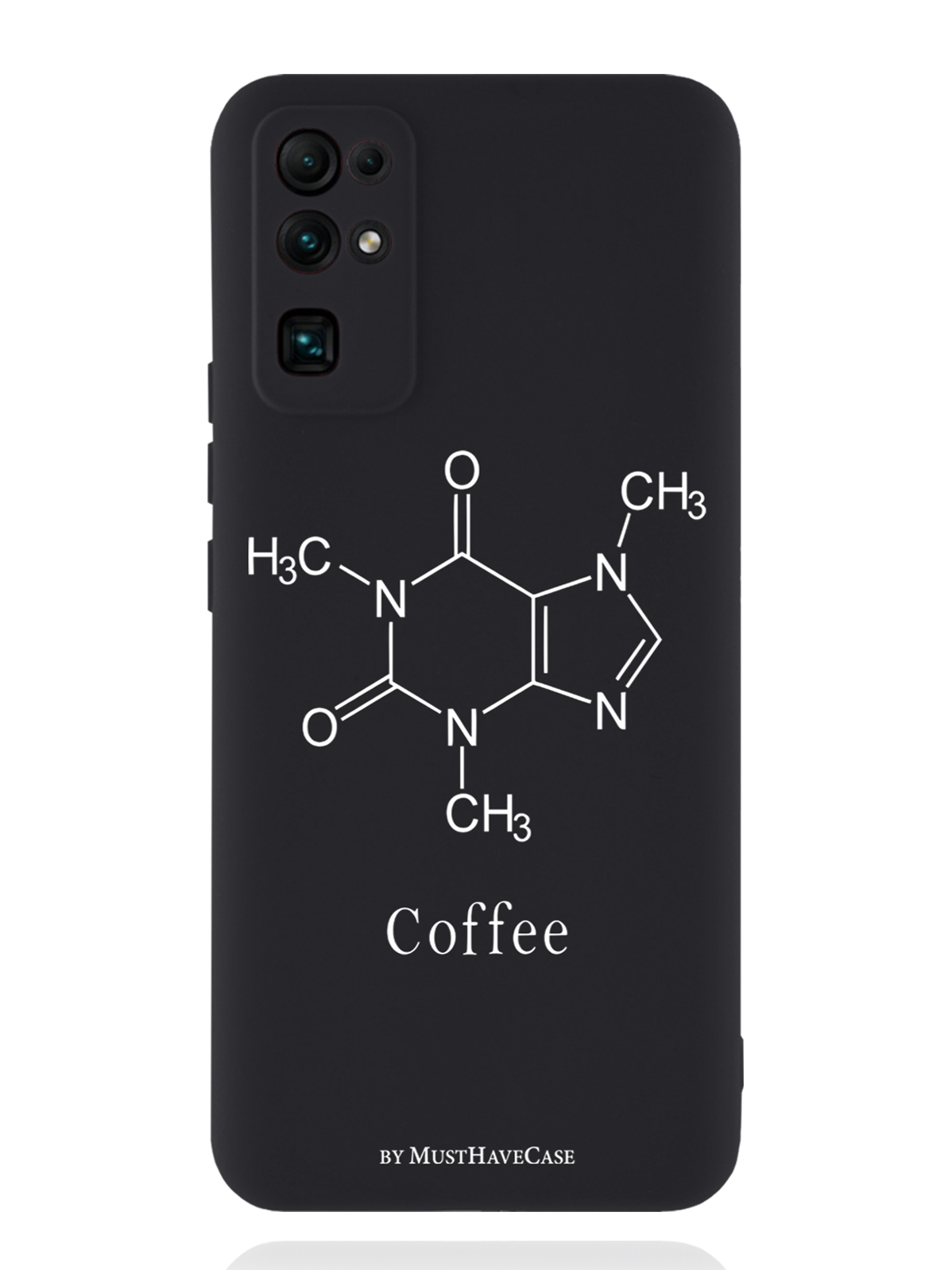 

Чехол MustHaveCase Honor 30 Молекула кофе, Черный;белый, Honor 30 Молекула кофе