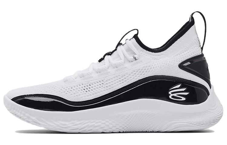 

Кроссовки унисекс Under Armour Curry 8 Team белые 48.5 EU, Белый, Curry 8 Team