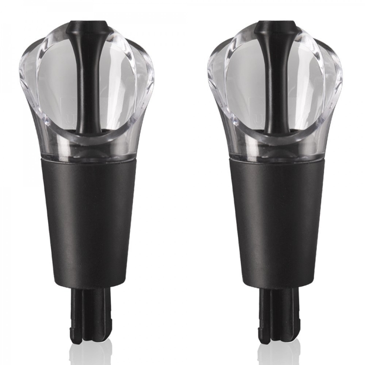 Набор из 2 пробок с каплеуловителем, 6x3,3x3,3 см. Vacu Vin