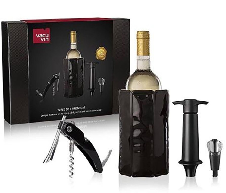 

Набор аксессуаров для вина Premium (4 шт) Vacu Vin, Черный