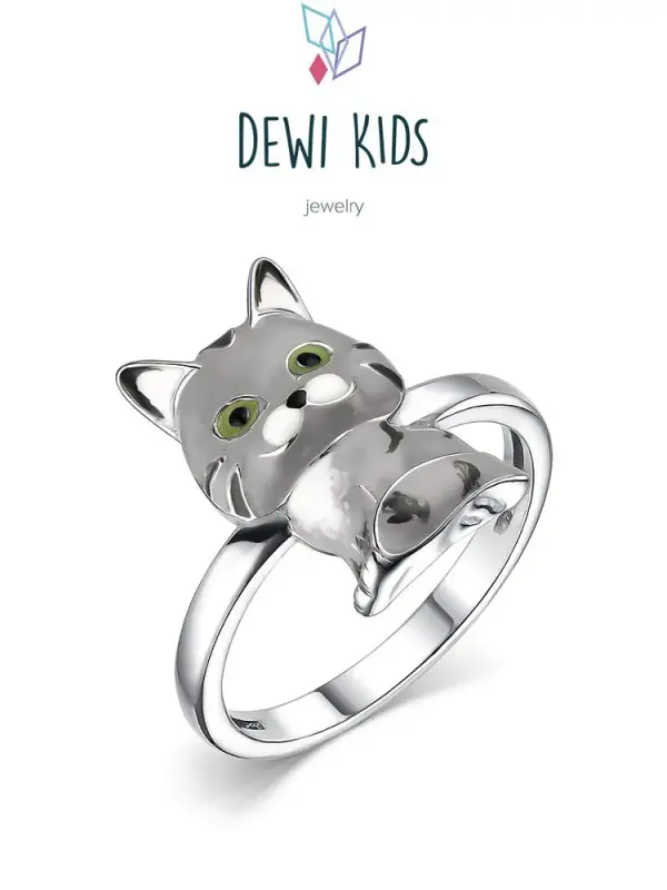 

Кольцо из серебра р. DEWI KIDS 901012627, эмаль, 901012627
