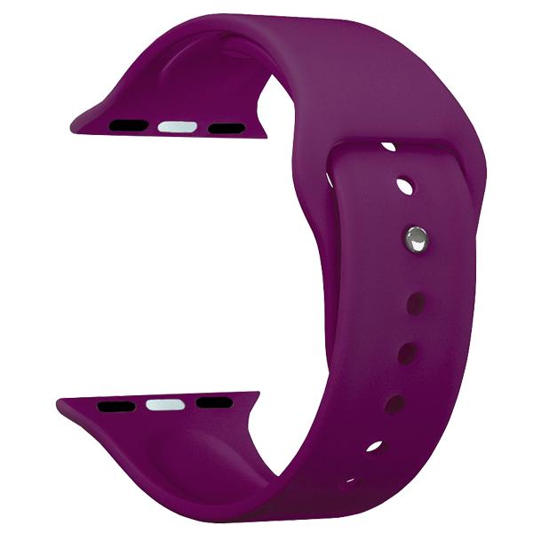 Ремешок для Apple Watch 38/40mm Deppa Band Silicone Burgundy