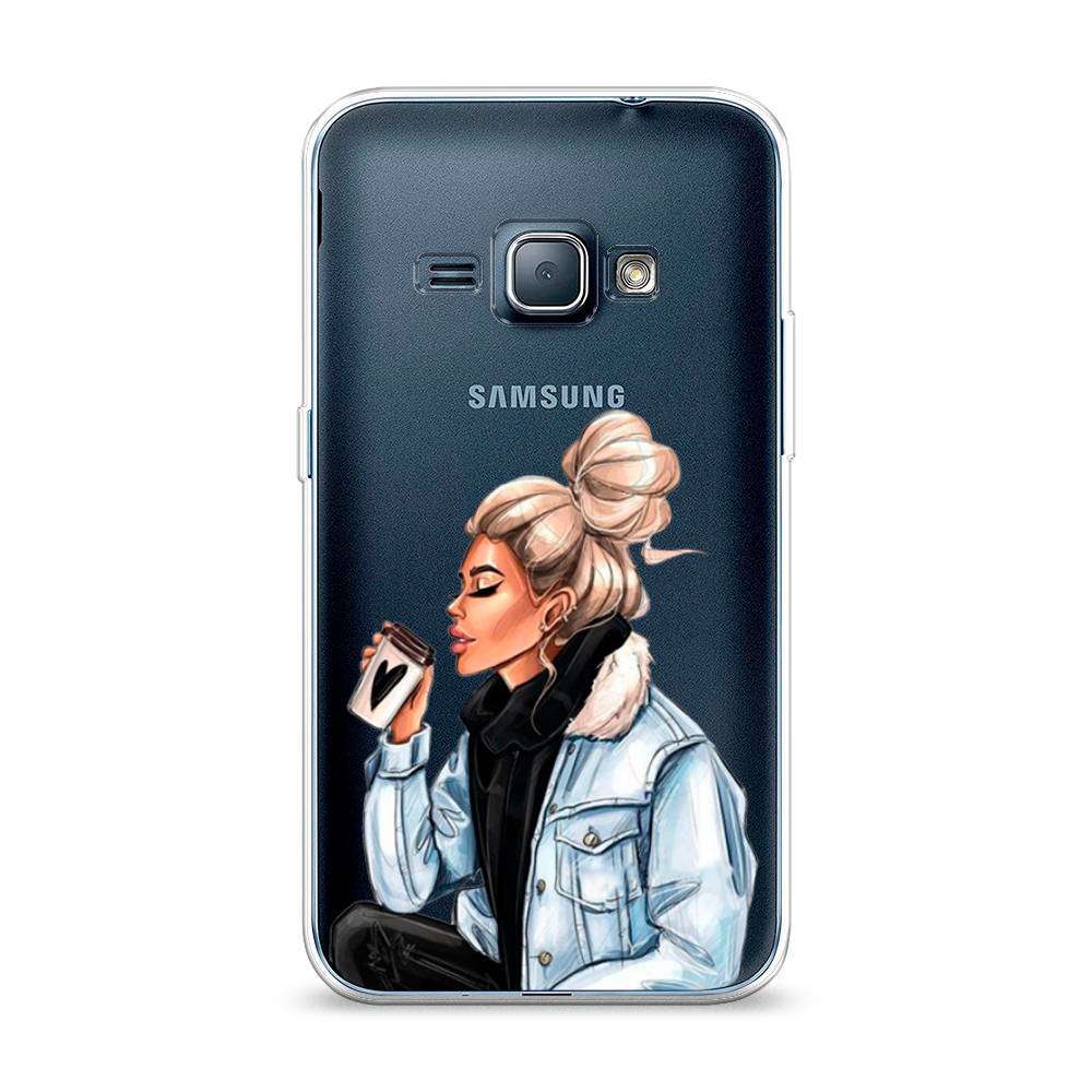 

Чехол Awog на Samsung Galaxy J1 2016 / Самсунг J1 2016 "Cute girl", Коричневый;бежевый, 22150-7