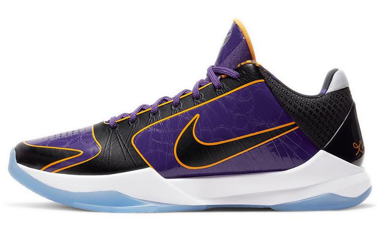 

Кроссовки унисекс Nike Zoom Kobe 5 Protro Lakers фиолетовые 36.5 EU, Фиолетовый, Zoom Kobe 5 Protro Lakers