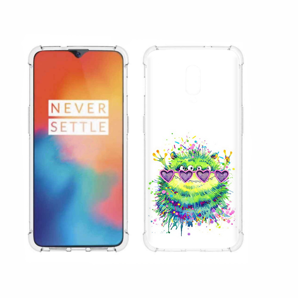 

Чехол MyPads Tocco для OnePlus 6T Пушистый персонаж, Прозрачный, Tocco
