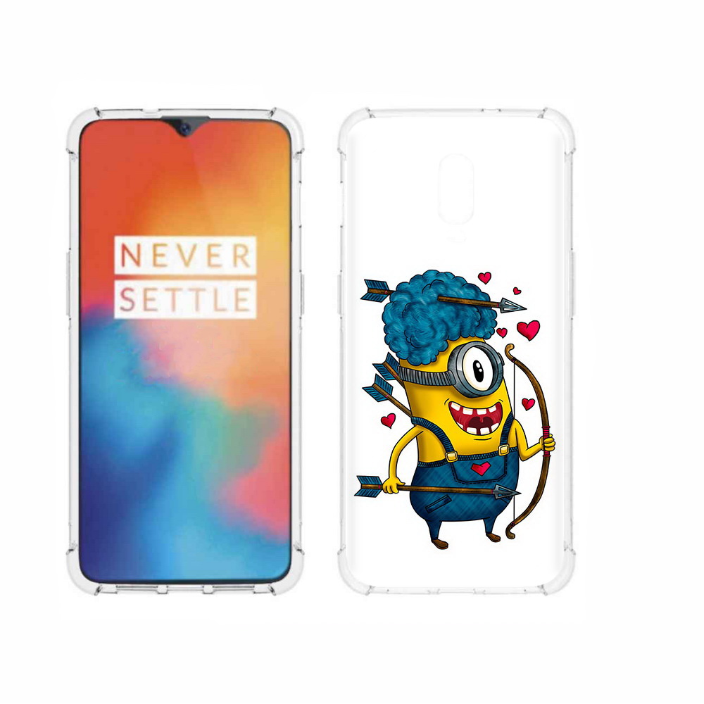 

Чехол MyPads Tocco для OnePlus 6T Миньон купидон, Прозрачный, Tocco