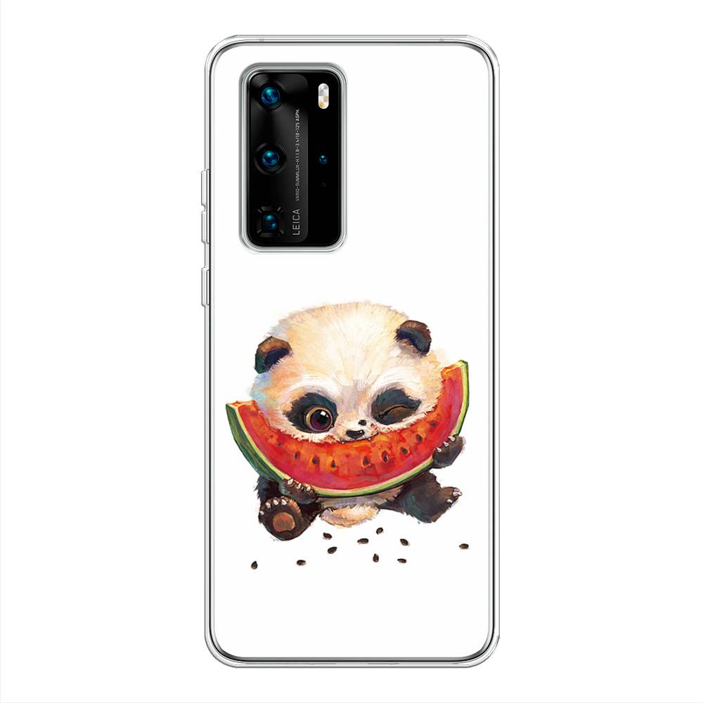 

Чехол Awog на Huawei P40 Pro "Малыш панды с арбузом", Белый;красный, 610950-1