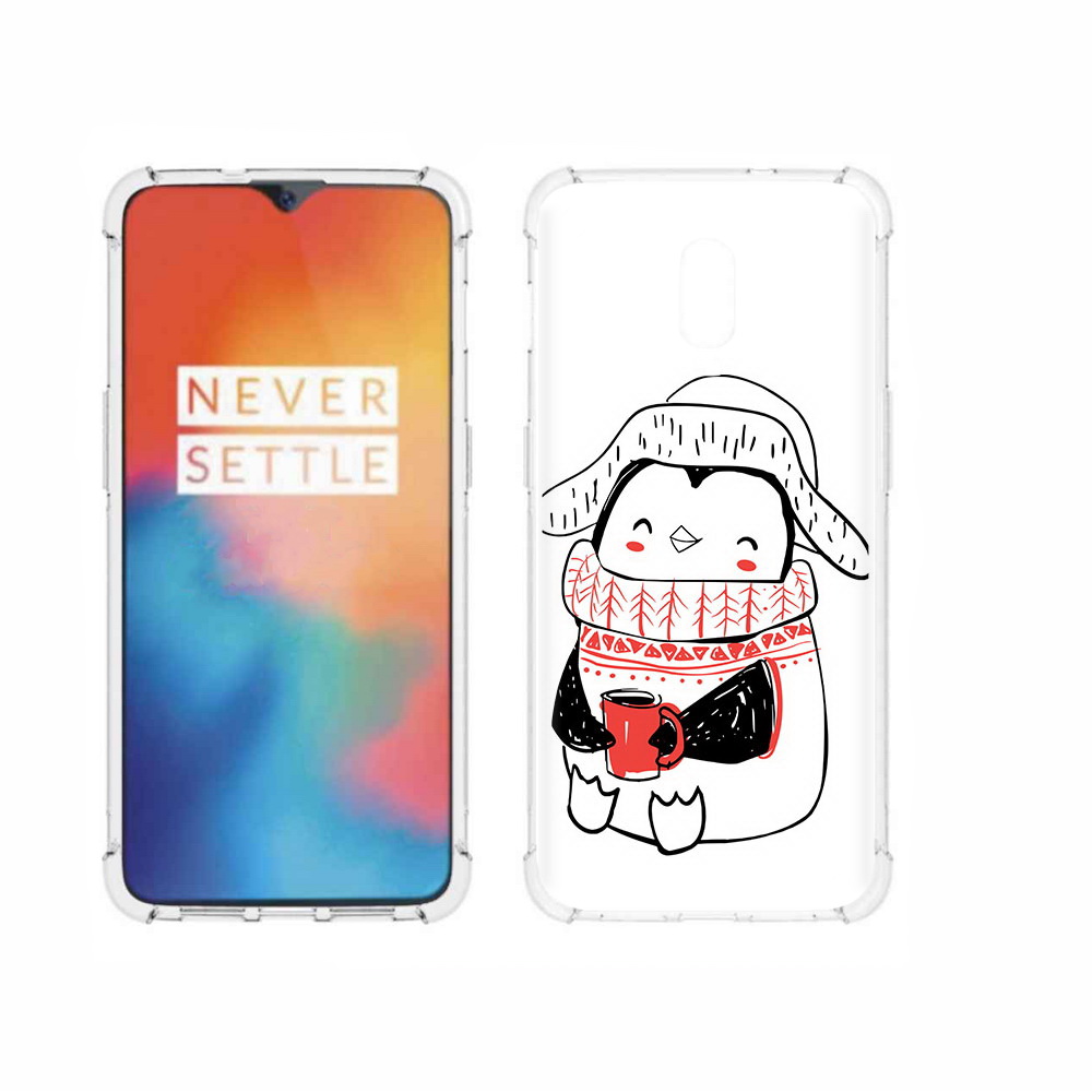

Чехол MyPads Tocco для OnePlus 6T Милый пингвин, Прозрачный, Tocco