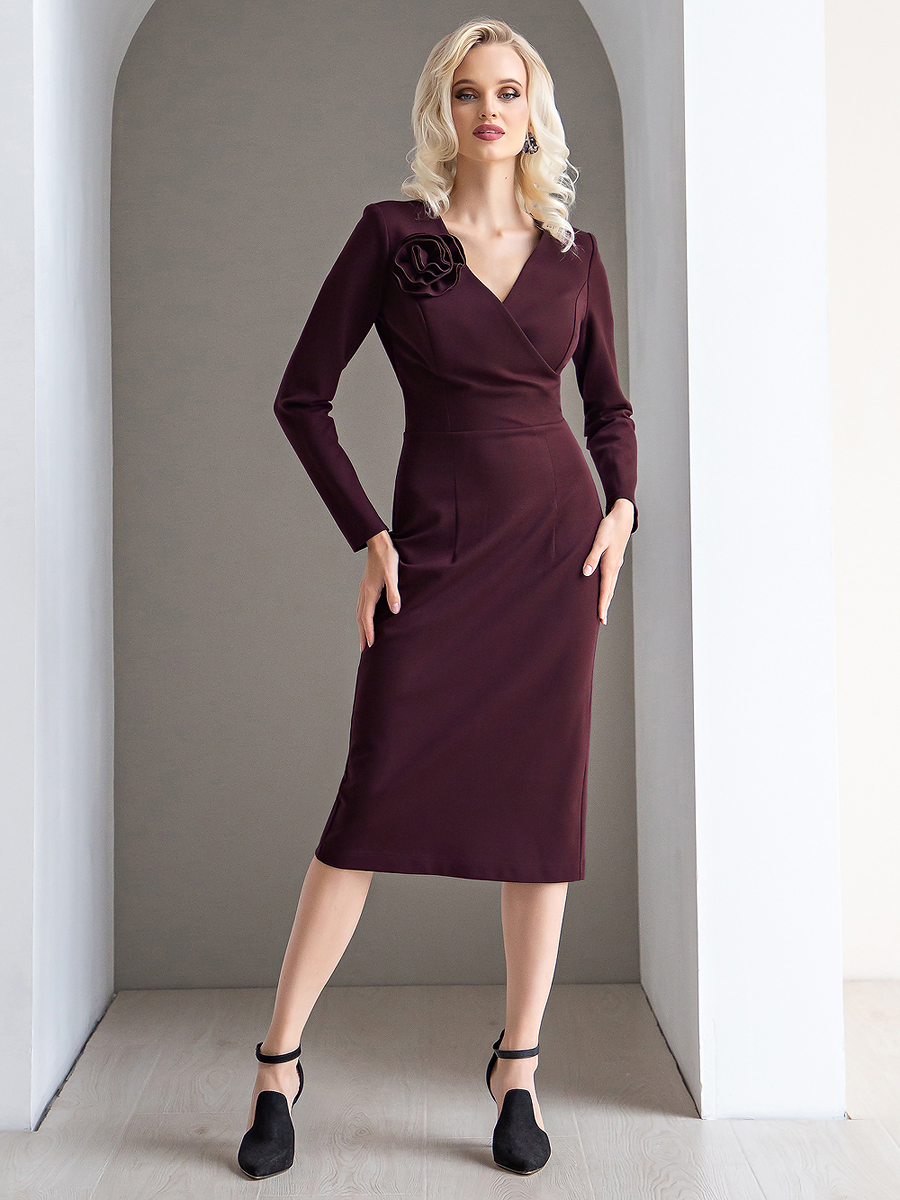 

Платье женское Olivegrey Pl000119Z(sivera) фиолетовое 42 RU, Фиолетовый, Pl000119Z(sivera)
