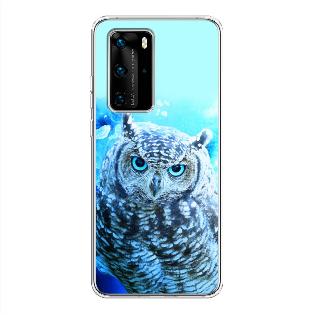 

Чехол Awog на Huawei P40 Pro "Сова арт 7", Синий;голубой, 610950-1