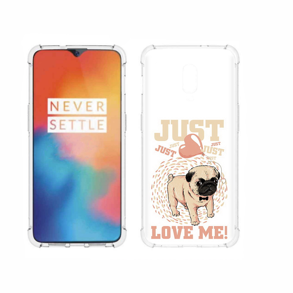 

Чехол MyPads Tocco для OnePlus 6T Люби меня, Прозрачный, Tocco