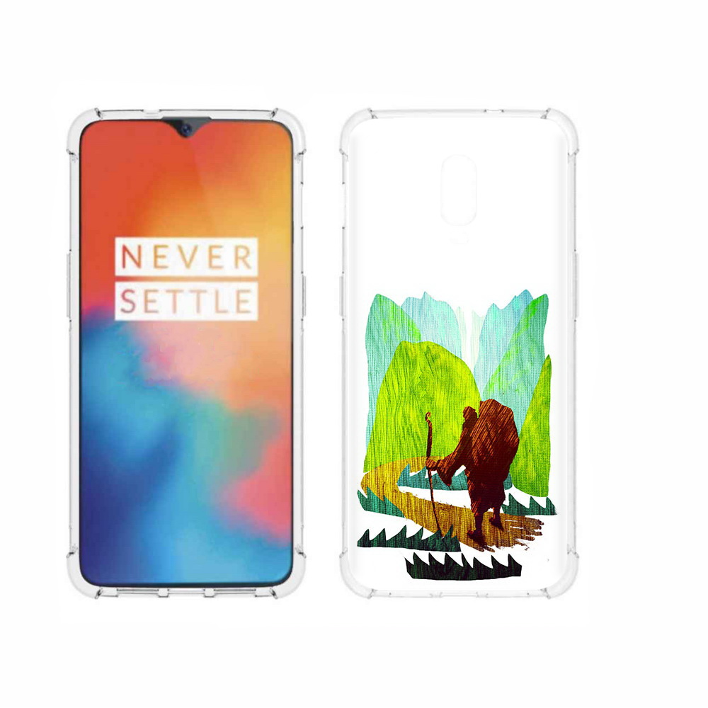 

Чехол MyPads Tocco для OnePlus 6T Лесная тропа, Прозрачный, Tocco