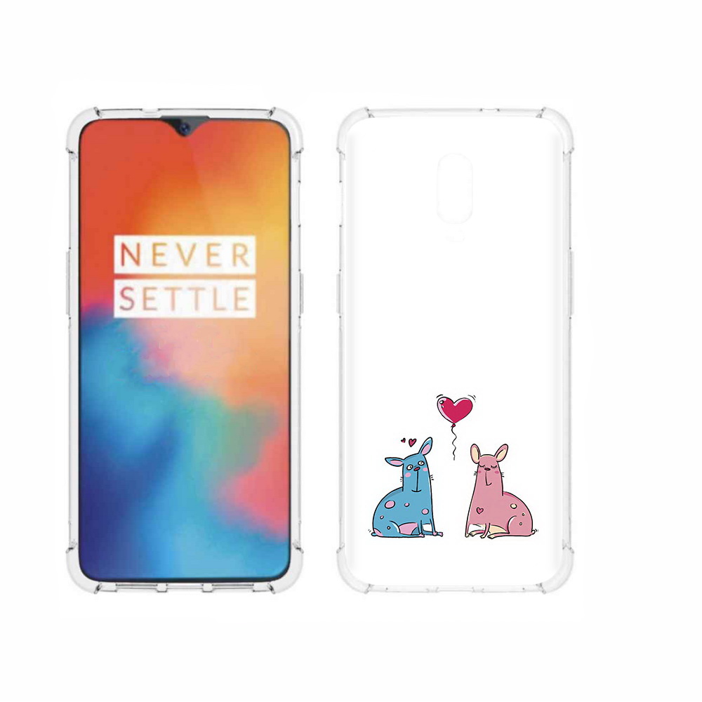 

Чехол MyPads Tocco для OnePlus 6T Лама любовь, Прозрачный, Tocco