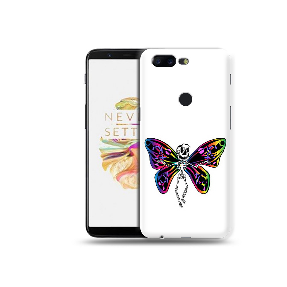 

Чехол MyPads Tocco для OnePlus 5T эффект бабочки, Прозрачный, Tocco