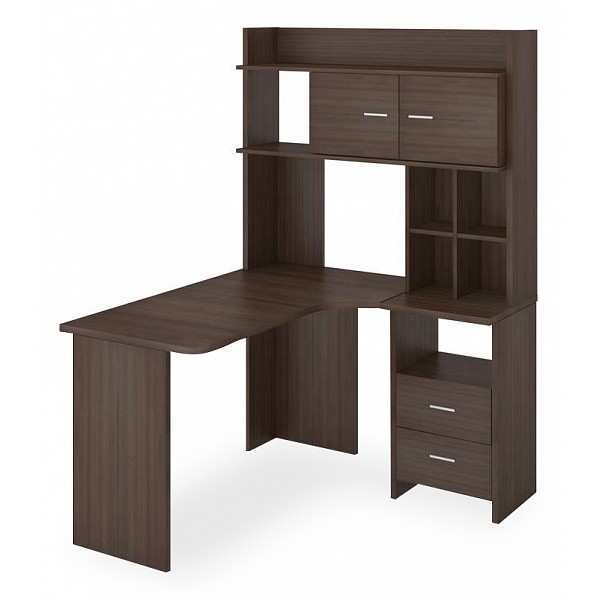 

Стол компьютерный Мэрдэс Домино Lite СКЛ-Угл130+НКЛХ-120, венге/венге, Домино Lite СКЛ-Угл130+НКЛХ-120