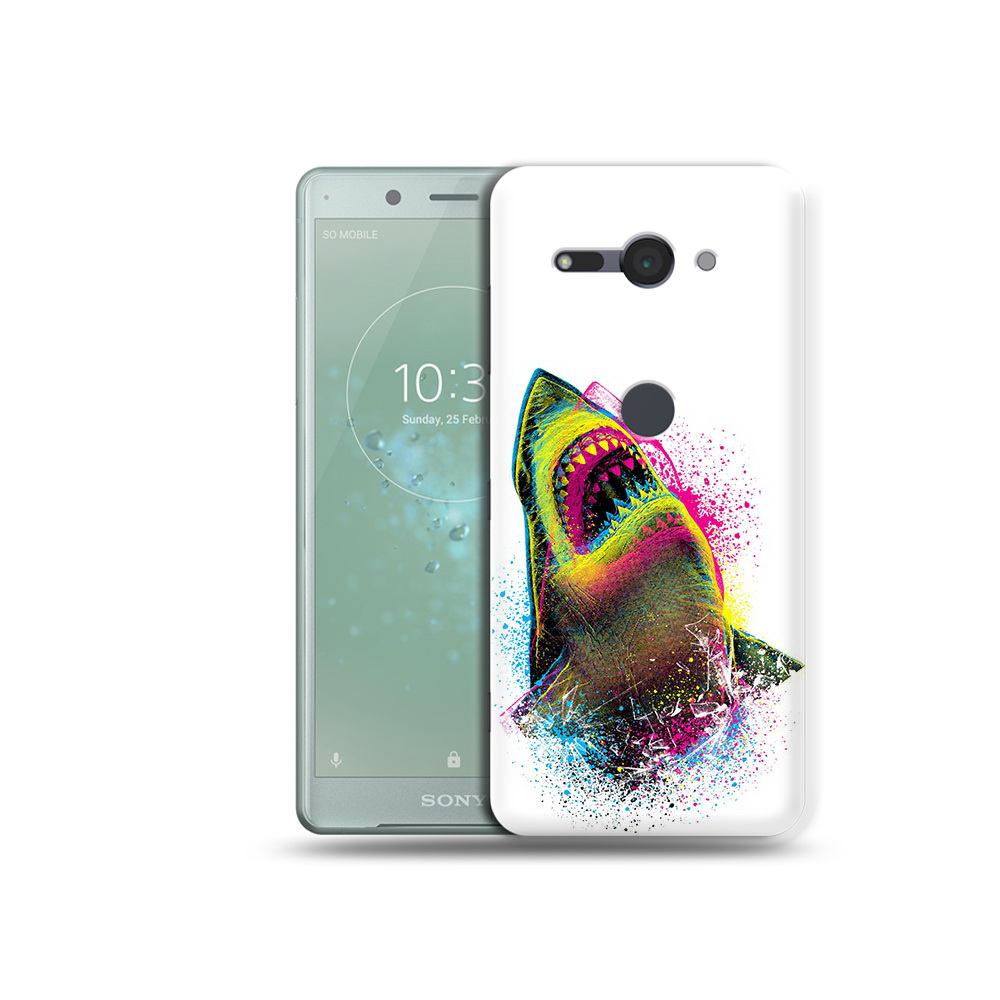 

Чехол MyPads Tocco для Sony Xperia XZ2 Compact челюсти-2, Прозрачный, Tocco