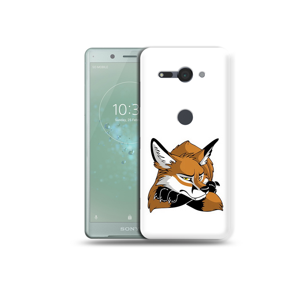 

Чехол MyPads Tocco для Sony Xperia XZ2 Compact фокс, Прозрачный, Tocco
