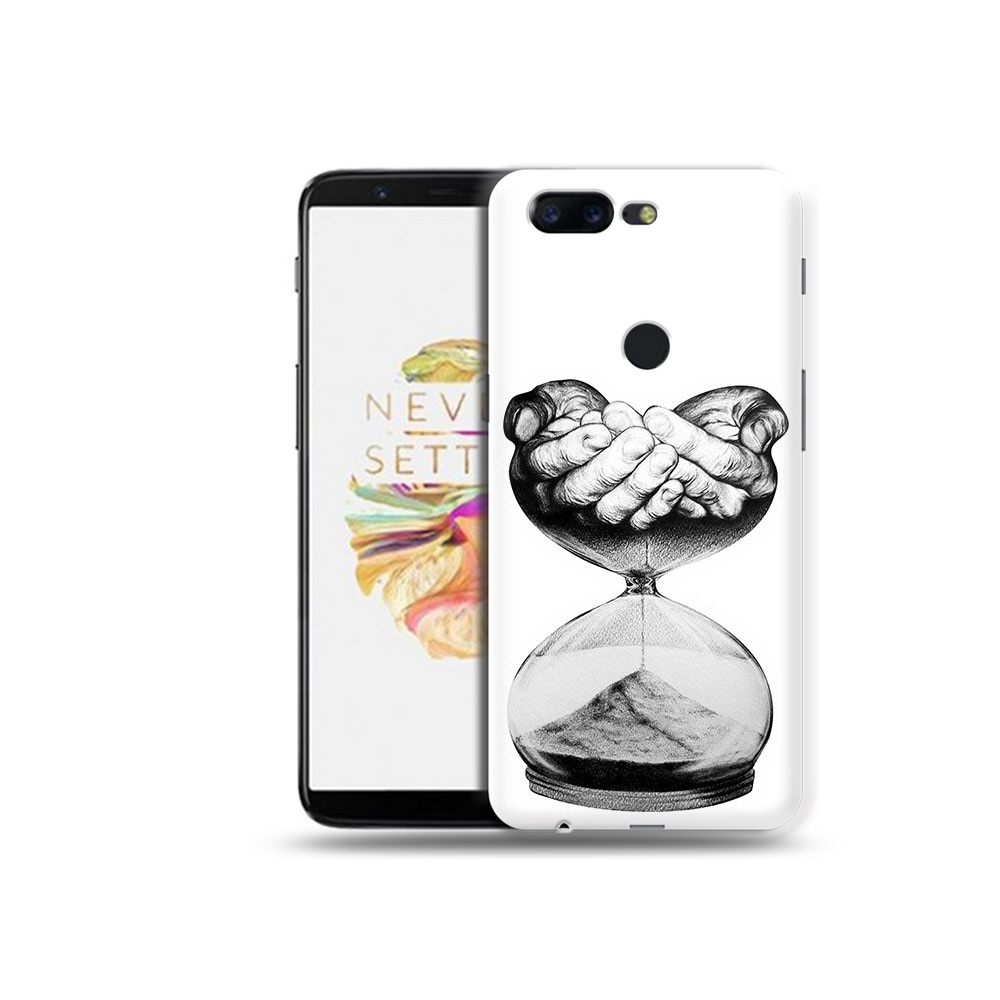 

Чехол MyPads Tocco для OnePlus 5T часы жизни черно белый, Прозрачный, Tocco