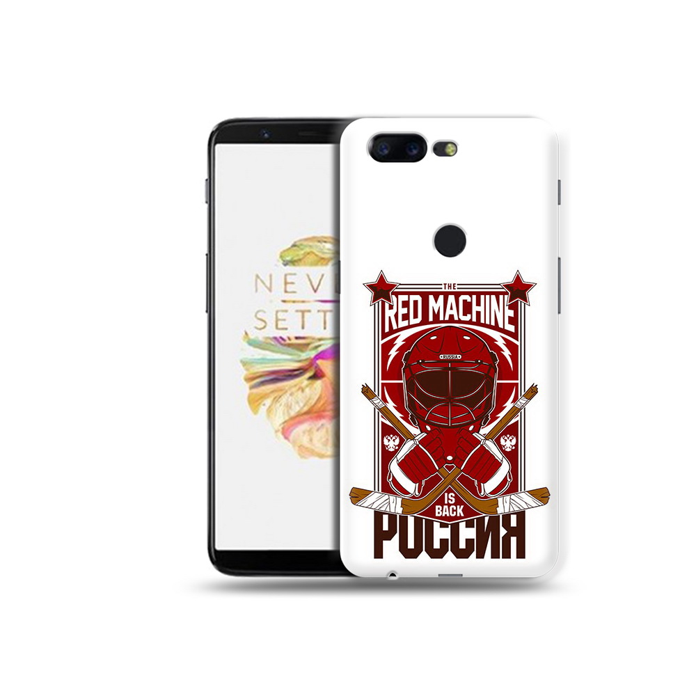 

Чехол MyPads Tocco для OnePlus 5T хоккей россия, Прозрачный, Tocco