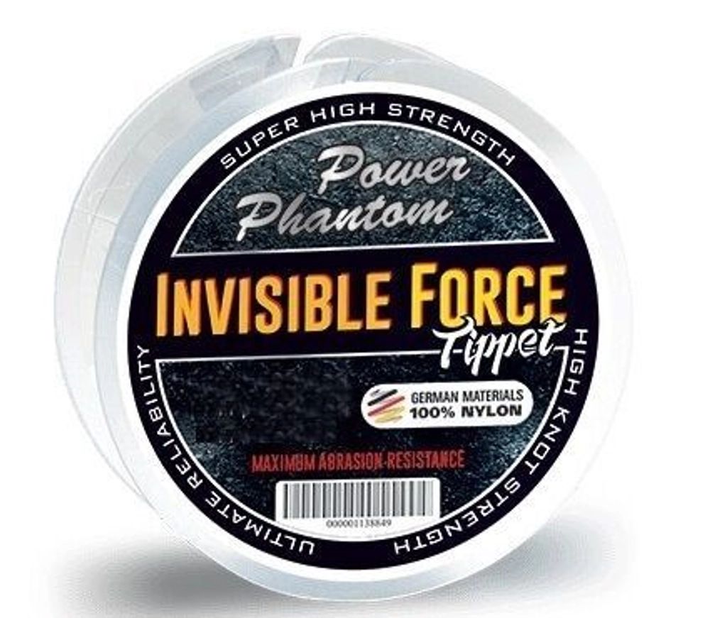 

Леска Power Phantom Invisible Force Tippet CLEAR (Clear, 1 штука / 1 / 1 / 0.28 / 7.7 / 1), Invisible Force Tippet Clear